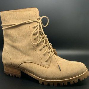 Splendid Combat Boots Suede Taupe size 11